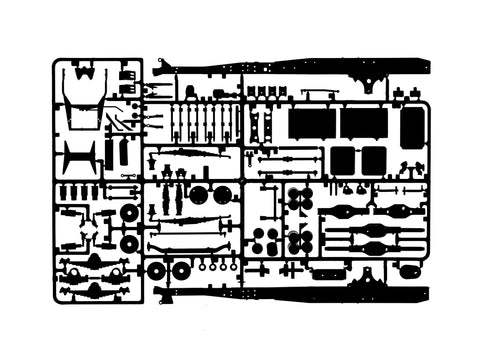 Italeri MAN 26.321 Formel Six sunkvežimis 1/24 – surenkamas modelis