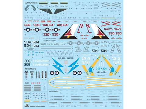 Italeri Boeing EA-18G Growler 1/48 US Navy & RAAF lėktuvas plastikinis rinkinys