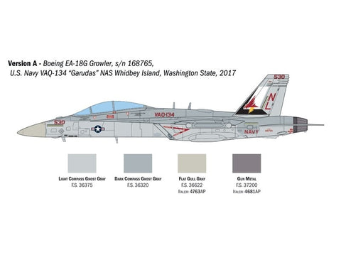 Italeri Boeing EA-18G Growler 1/48 US Navy & RAAF lėktuvas plastikinis rinkinys