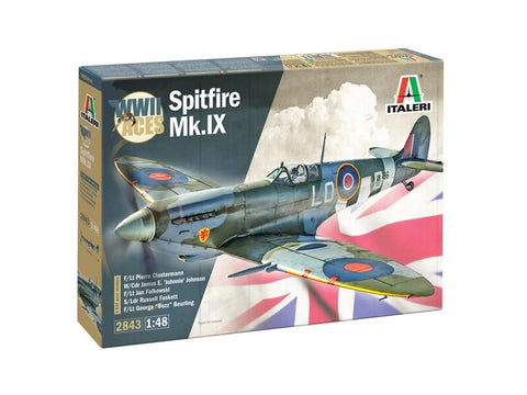 Italeri Supermarine Spitfire Mk. IX Aces 1/48 lėktuvo modelis