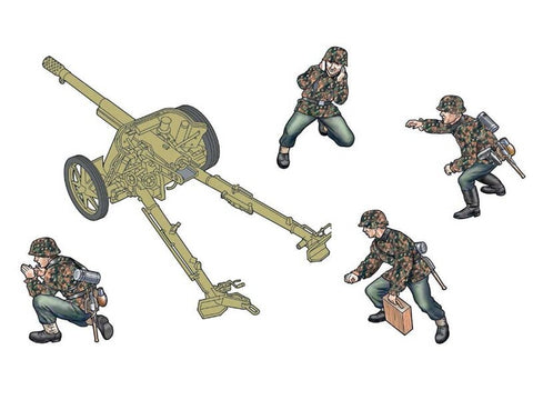 Italeri 1/35 Pak 97/38 prieštankinis pabūklas su įgula (96460)