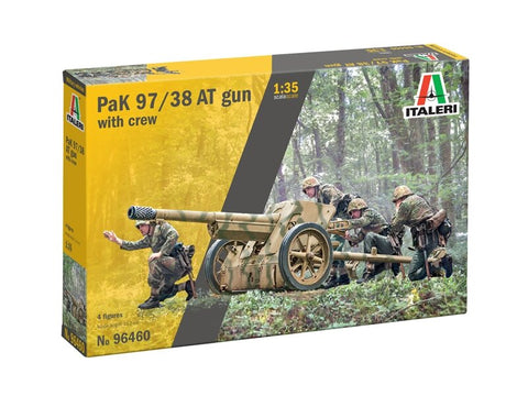 Italeri 1/35 Pak 97/38 prieštankinis pabūklas su įgula (96460)