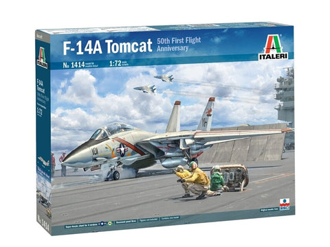 Italeri 1414 F-14A Tomcat 1/72 plastikinis lėktuvo modelio rinkinys