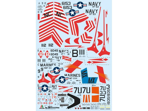 Italeri North American FJ-2/3 Fury 1/48 surinkimo rinkinys 2811