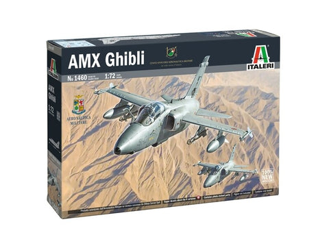 Italeri AMX Ghibli 1/72 plastikinis lėktuvo modelio rinkinys (1460)