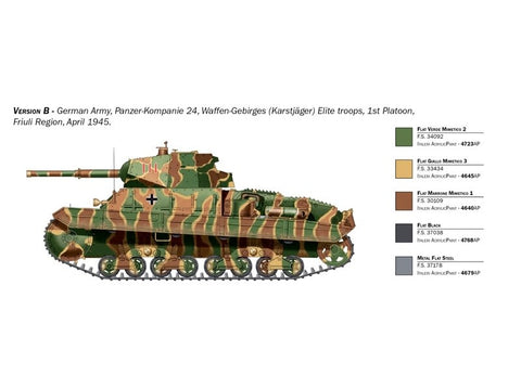 Italeri P.40 itališkas tankas 1/35 plastikinis surenkamas modelis