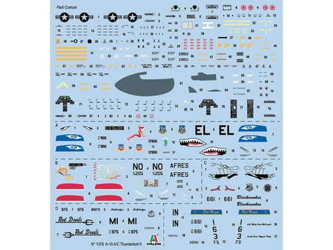 Italeri A-10 Thunderbolt II Golfo karo 1/72 plastikinis modelio rinkinys