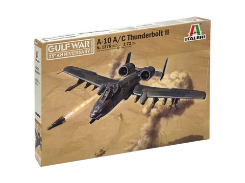 Italeri A-10 Thunderbolt II Golfo karo 1/72 plastikinis modelio rinkinys