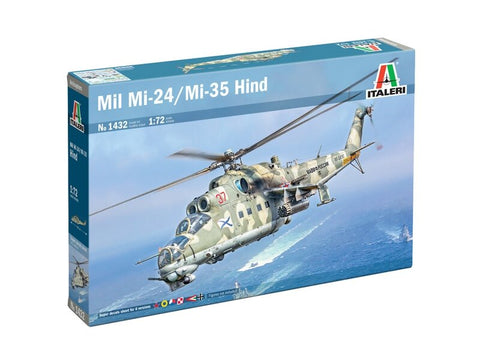 Italeri Mi-24/35 Hind sraigtasparnis 1/72 plastikinis modelis