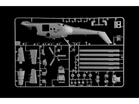 Italeri Mi-24/35 Hind sraigtasparnis 1/72 plastikinis modelis
