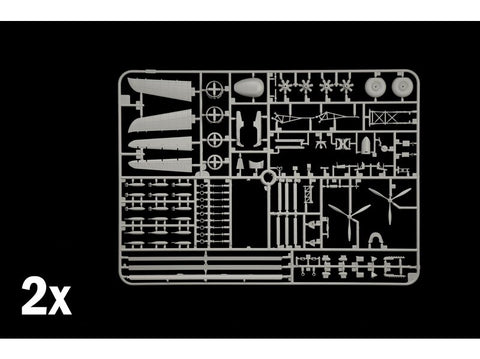 Italeri Stirling Mk III 1/72 plastikinis lėktuvo modelis 1462