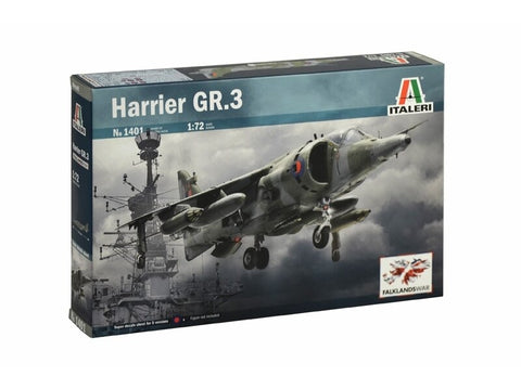 Italeri Harrier GR.3 Folklando karo 1/72 plastikinis lėktuvo modelis