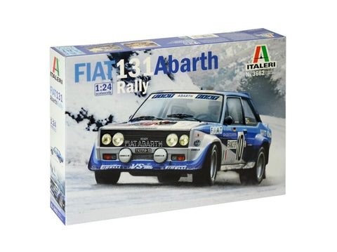 Italeri Fiat 131 Abarth 1/24 plastikinis surenkamas automobilio rinkinys
