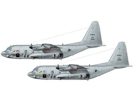 Italeri Lockheed Martin AC-130H Spectre 1/72 plastikinis lėktuvo modelis