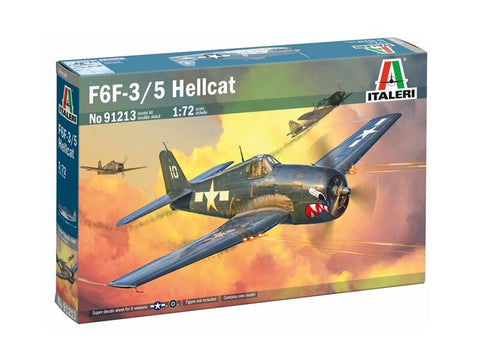 Italeri Grumman Hellcat F6F-3 1/72 plastikinis lėktuvo modelis