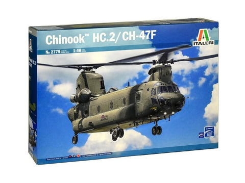 Italeri Boeing Chinook HC.2/CH-47F 1/48 plastikinis sraigtasparnio modelis