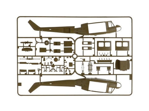 Italeri Bell UH-1D Huey Iroquois 1/48 plastikinis surenkamas modelis (0849)