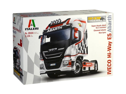 Italeri Iveco Hi-Way E5 Abarth 1:24 surenkamas sunkvežimio modelis