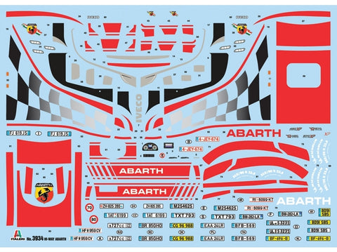Italeri Iveco Hi-Way E5 Abarth 1:24 surenkamas sunkvežimio modelis