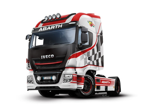 Italeri Iveco Hi-Way E5 Abarth 1:24 surenkamas sunkvežimio modelis