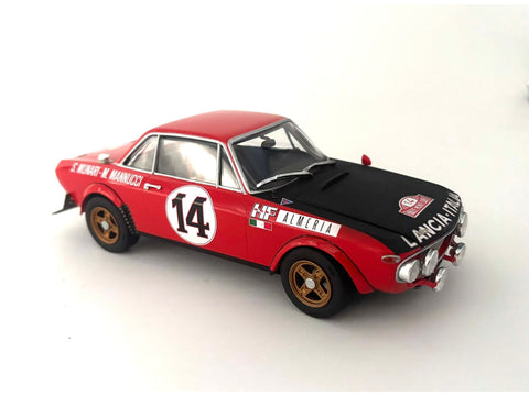 Italeri Lancia Fulvia HF Rally Monte Carlo 1972 1/24 surenkamas modelis