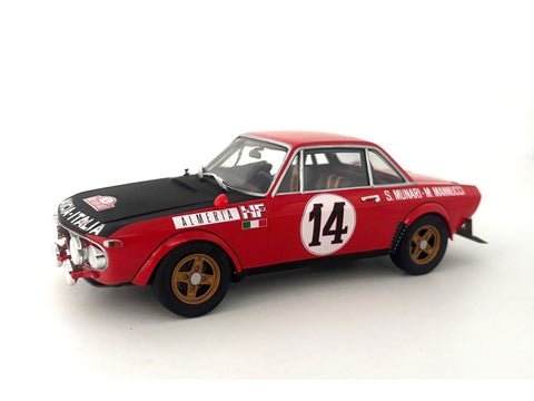 Italeri Lancia Fulvia HF Rally Monte Carlo 1972 1/24 surenkamas modelis