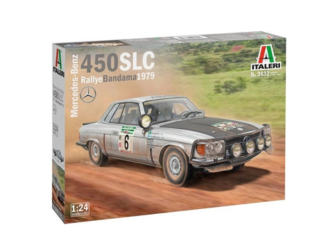 Italeri Mercedes-Benz 450SLC Bandama 1979 rinkinio modelis 1/24