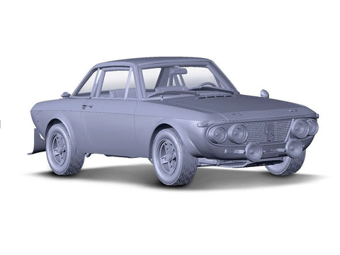 Italeri Lancia Fulvia HF Rally Monte Carlo 1972 1/24 surenkamas modelis