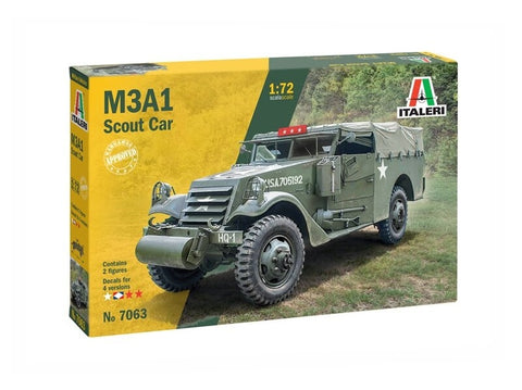 Italeri M3A1 Scout Car 1:72 plastikinis surenkamas modelis (7063)