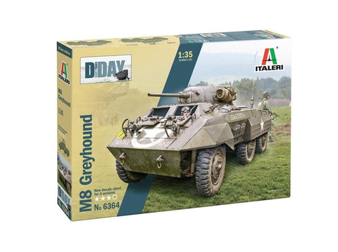 Italeri M8 Greyhound 1/35 plastikinis šarvuočio modelio rinkinys