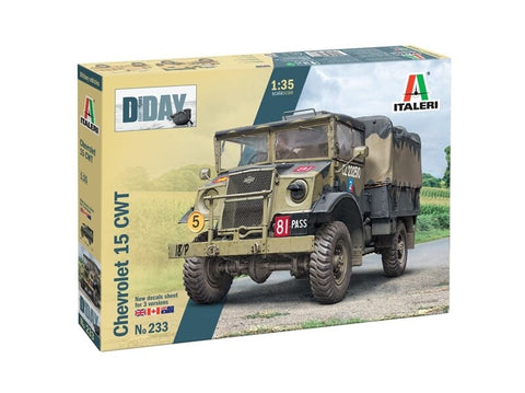 Italeri Chevrolet 15 CWT sunkvežimis 1/35 plastikinis surenkamas rinkinys 0233