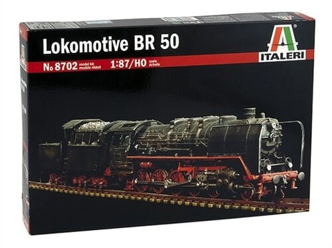 Italeri plastikinis lokomotyvo BR50 HO 1/87 surinkimo rinkinys