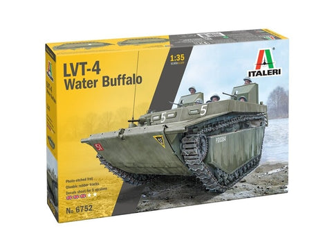Italeri LVT-4 Water Buffalo (ETO) 1/35 plastikinis surenkamas modelis