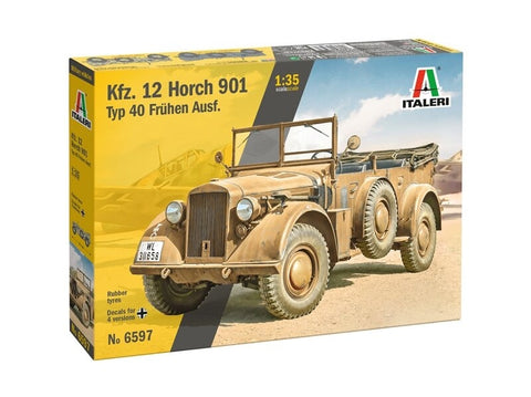 Italeri Horch 901 Typ 40 Kfz.12 1/35 plastikinis modelio rinkinys