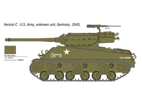 Italeri M36B1 90mm GMC savaeigio pabūklo surenkamas modelis 1/35, 96538