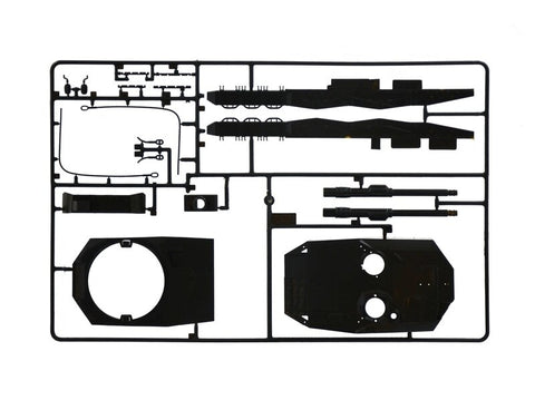 Italeri Leopard 2A4 1/35 plastikinis surenkamas tanko modelis
