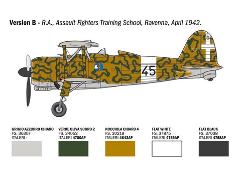 Italeri FIAT CR.42 Falco puolamasis/naktinis naikintuvas 1/48 (2842)