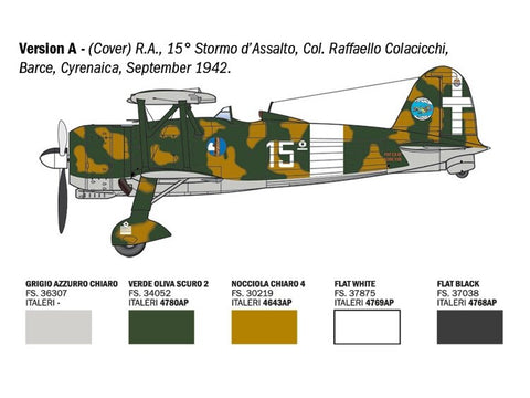 Italeri FIAT CR.42 Falco puolamasis/naktinis naikintuvas 1/48 (2842)