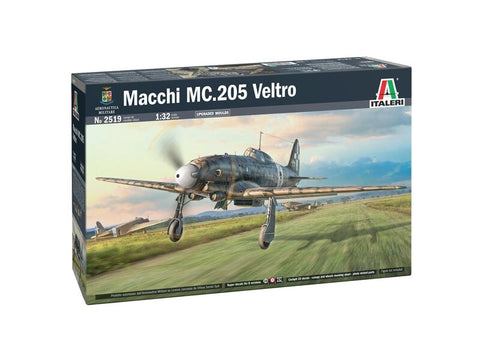 Italeri Macchi C.205 Veltro 1/32 lėktuvas – plastikinis modelis (2519)