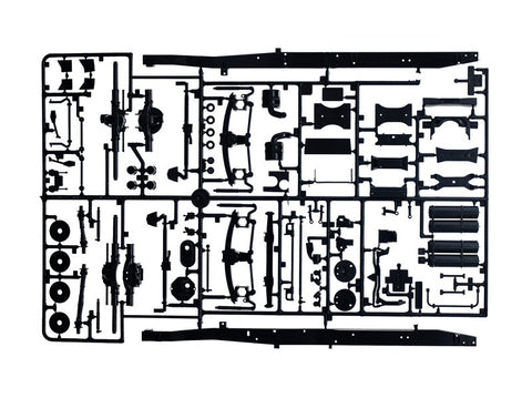 Italeri Mercedes-Benz SK Eurocab 6x4 1/24 plastikinis surenkamas modelis