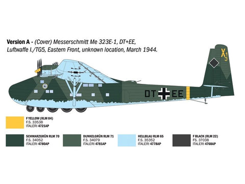 Messerschmitt Me 323 Gigant 1/72 plastikinis lėktuvo modelis 39,6 cm