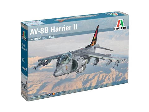Italeri AV-8B Harrier II 1/72 plastikinis lėktuvo modelis