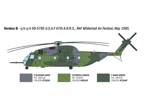Italeri HH-53C Super Jolly Green Giant sraigtasparnis 1/72