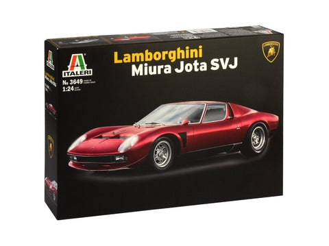 Italeri Lamborghini Miura Jota SVJ 1:24 plastikinis surinkimo rinkinys