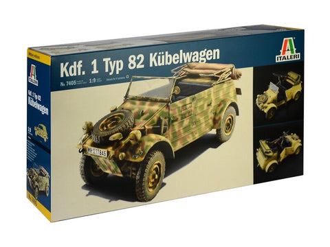 Didelis surenkamas Italeri Kdf.1 Typ 82 Kübelwagen modelis 1/9 7405