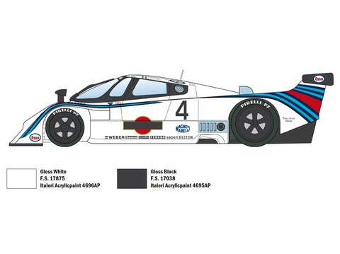 Italeri Lancia LC2 24h Le Mans 1983 plastikinis surenkamas modelis 1/24