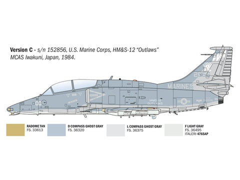 Italeri OA-4M Skyhawk plastikinis lėktuvo modelis 1:72, su lipdukais