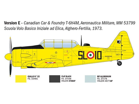 Italeri North American T-6G Texan plastikinis lėktuvo modelis 1/48, 19 cm