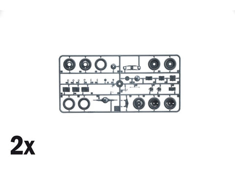 Italeri Sd.Kfz. 232 6-Rad 1/35 vokiečių šarvuotis, plastikinis modelis