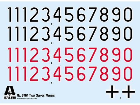 Italeri Tiger Support Vehicle 1/35 plastikinis modelio rinkinys 6764